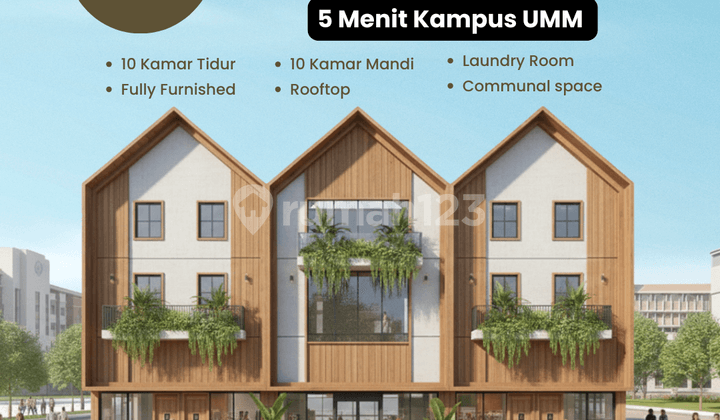 Kost Exclusive Kota Malang Poros Jalan, 5 Menit Kampus Umm