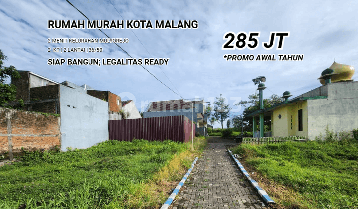 Rumah 2 Lantai 200 Jutaan di Sukun Malang