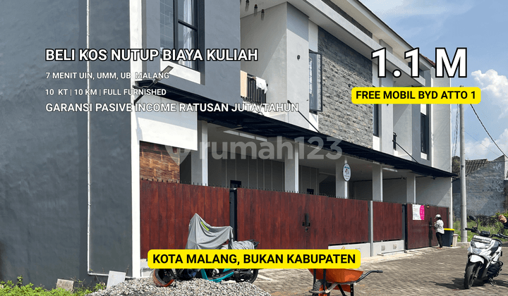 Rumah Kota Malang Kost Kawasan Mahasiswa Ub, Umm, Uin