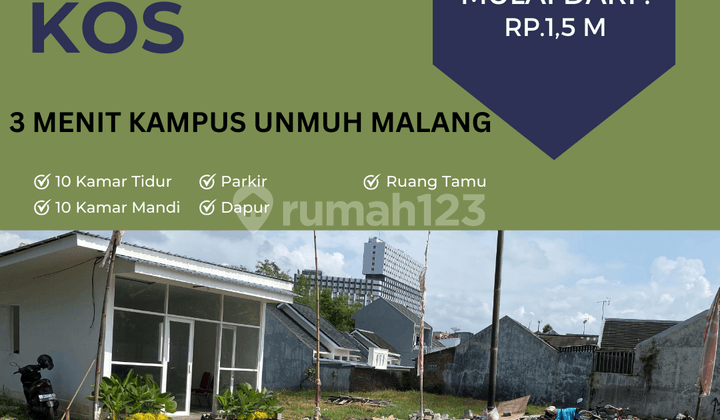 Boarding house 6 minutes to Unmuh Malang campus. Boarding house 6 minutes to Unmuh Malang campus.