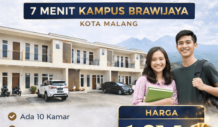 Rumah Kost Siap untuk Pasive Incomme Dekat Kampus Brawijaya Malang