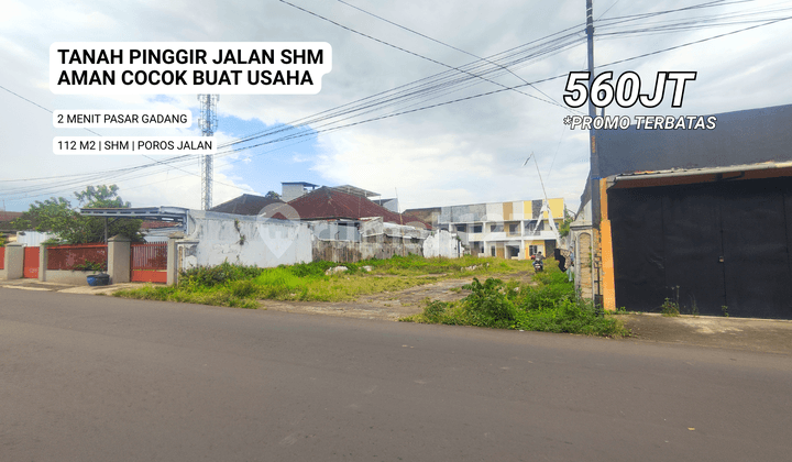 Tanah Pinggir Jalan Area Bumiayu SHM Ready Tinggal Borong