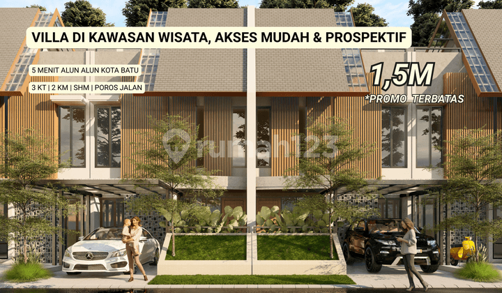 Villa Mewah Siap Bangun Wilayah Wisata Kota Batu