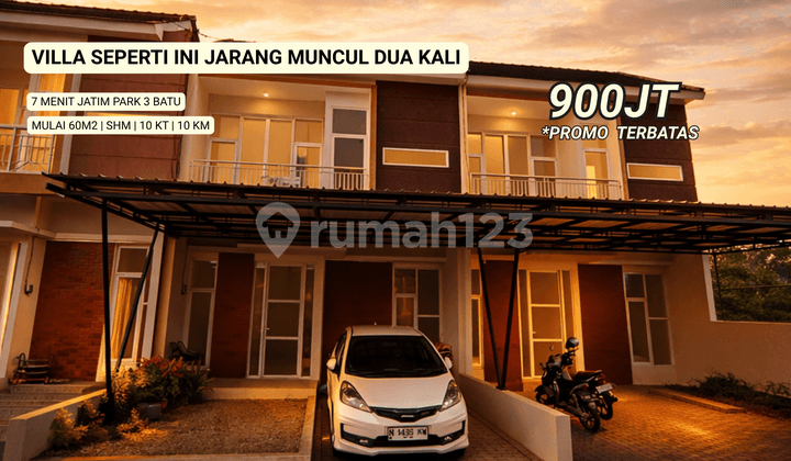 Villa Strategis Wisata Junrejo Kota Batu Dekat Jatim,Park 3