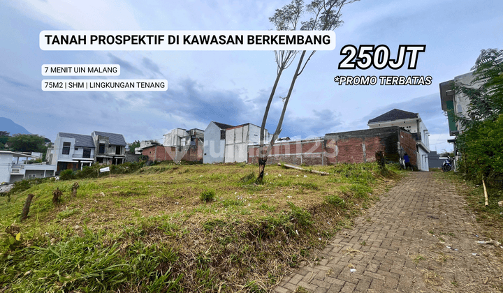 Sell Fast Cheap Land in Developing Location Merjosari, Malang City