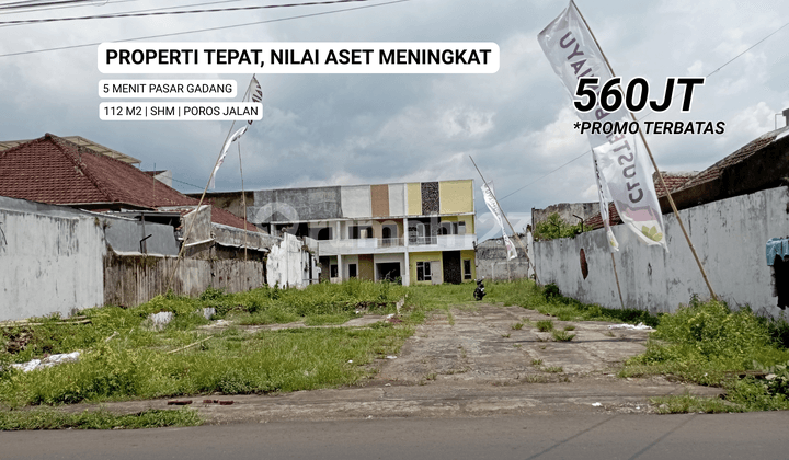 Jual Cepat Tanah Poros Jalan Cocok untuk Usaha