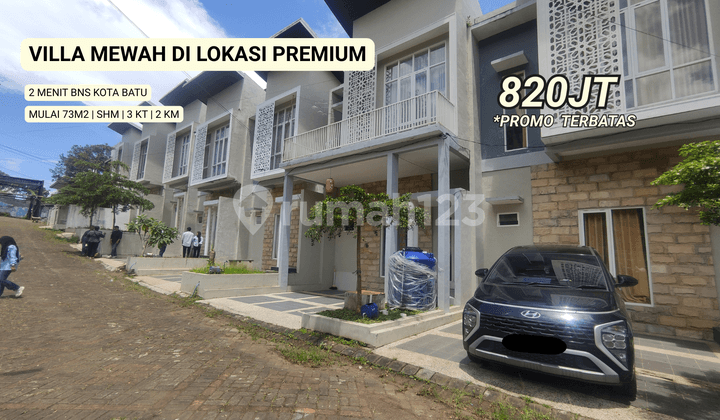 Dijual Cepat Villa Strategis Wisata 2 Menit Bns Kota Batu