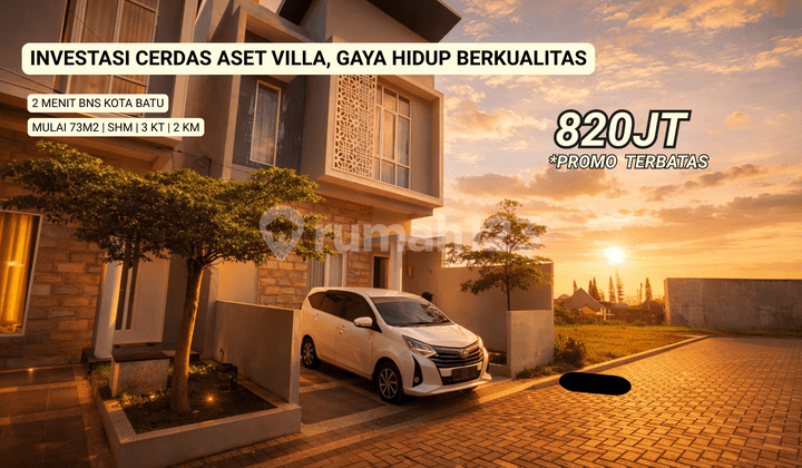 Villa Mewah Strategis Wisata Area Kota Batu Dekat Bns