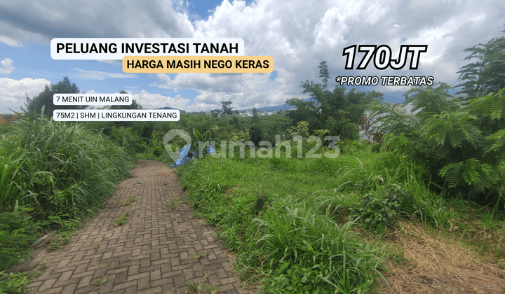 Quick Sale of Strategic Land Plot in the City, 7 Minutes to UIN Malang