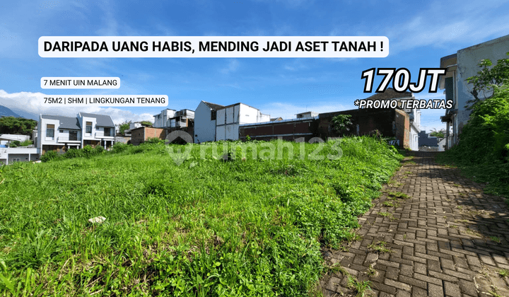 Tanah Strategis Area Merjosari Dekat Kampus Uin dan Ub