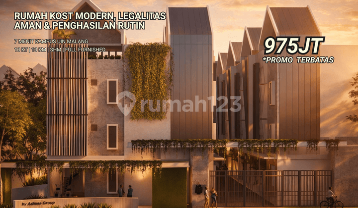 Rumah Kost 10 Kamar Murah Dekat Kampus Ub dan Uin Malang