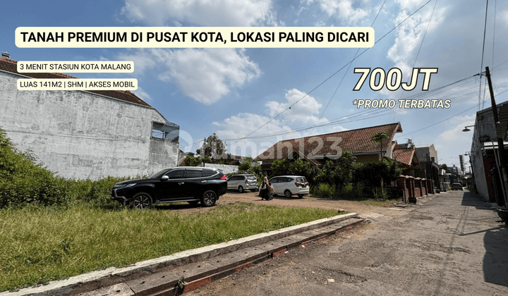 Tanah Strategis Pusat Kota Malang Sawojajar Samping Gacoan