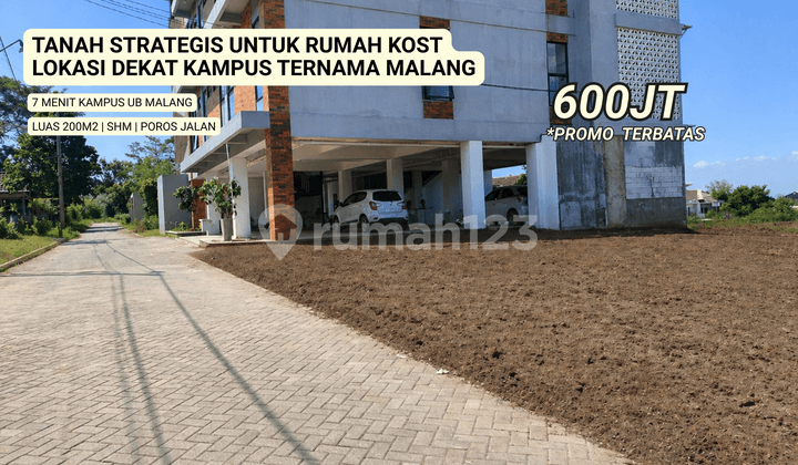 Tanah Berpotensi Buat Bangun Kost Lokasi Dekat Ub Malang
