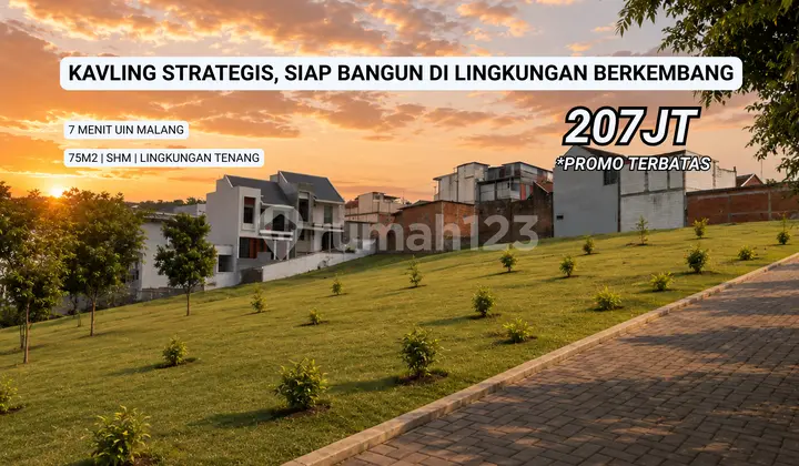 Strategic Land Plot in Merjosari, Malang 7 Minutes from UB Campus