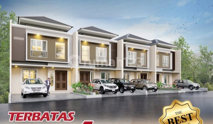 Perumahan Mewah 2 Lantai Hanya Tinggal 1 Unit Dijual di Jl. Riau Pekanbaru