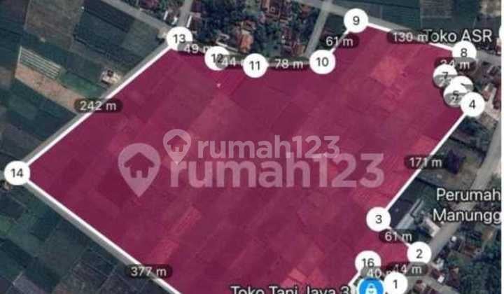Lahan Zona Industri Lokasi Sumberlawang, Sragen Luas 11,04 Hektar