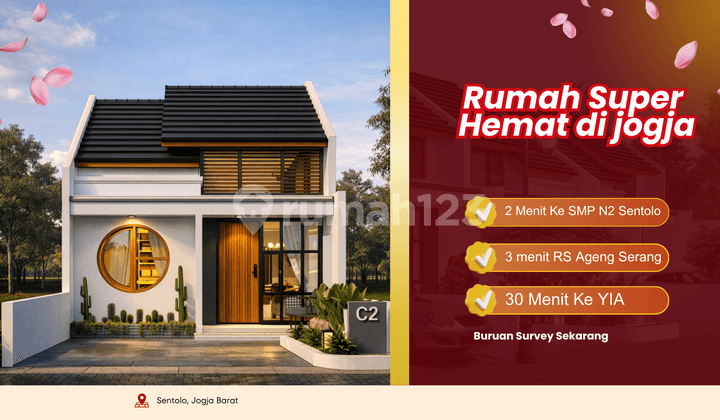 Dijual Rumah Murah Baru Jogja dengan Konsep Jepang