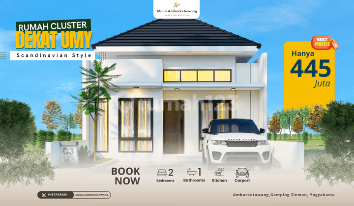 Dijual Rumah 400 Jutaan Jogja Sertifikat SHM