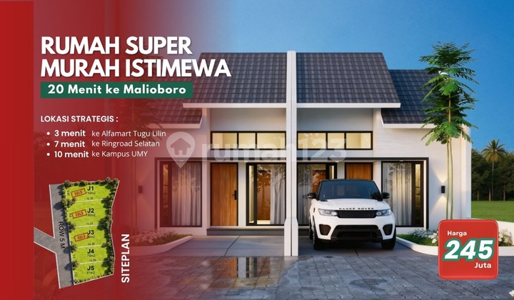 Rumah Dijual Jogja Hanya 200 Jutaan Lokasi Bangunjiwo Bantul