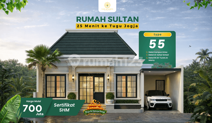 Dijual Rumah Mewah Baru Godean SHM Strategis Dekat Tugu Jogja