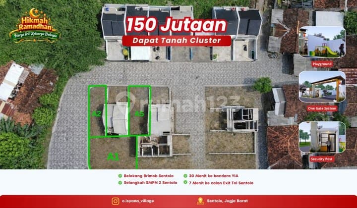 Tanah Murah Sentolo Kulon Progo Dekat Kawasan Industri & Exit Tol