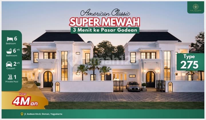 Rumah Mewah Godean KM 8 - Unit Terbatas, Buruan Booking!