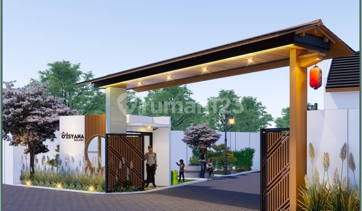 Rumah di Jogja Barat 20 Menit ke Kota Nuansa Jepang Ada Pos Security