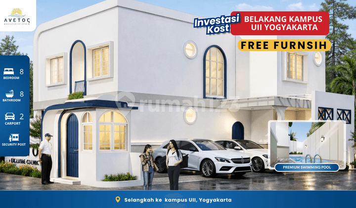 Dijual Kost Eksklusif Baru SHM Dekat Kampus Utama Uii Jakal Sleman