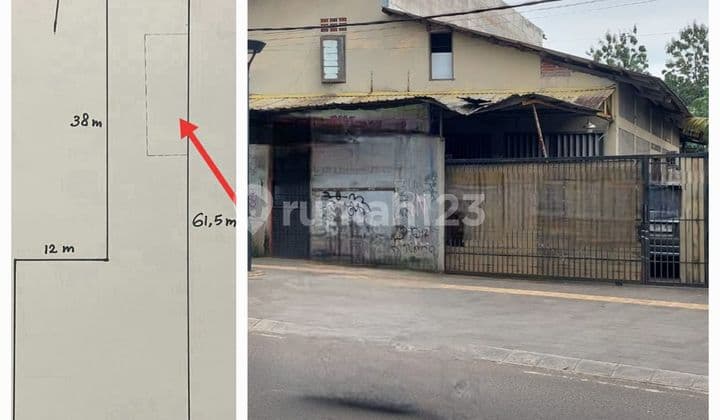 Dijual Tanah Kavling Komersial, Murah, Luas 1011M2 di Pinggir Jalan Raya, Hanya 1,5 KM ke Akses Tol - Serpong - BSD Tangerang Selatan
