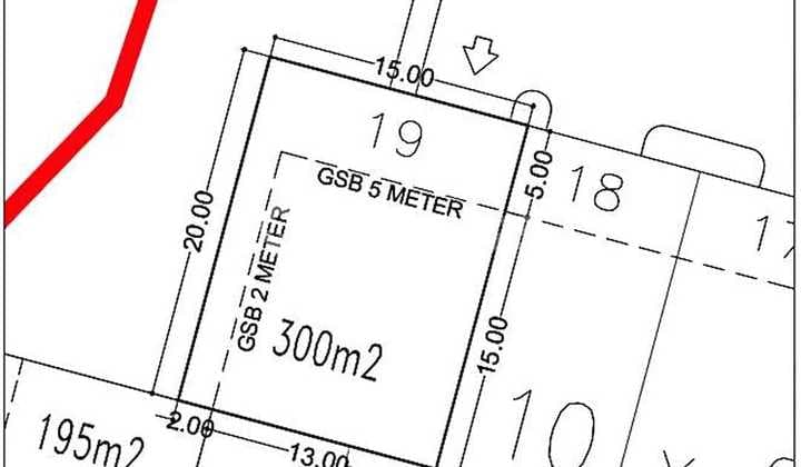 Dijual Kavling 300M² di Prestigia The Eminent