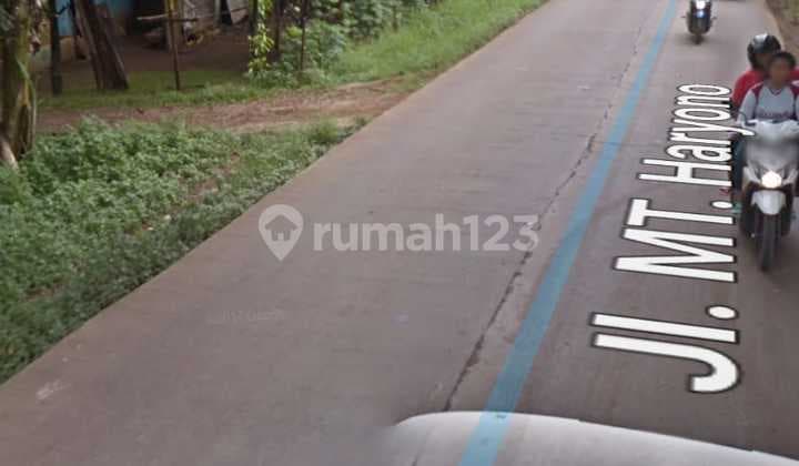 Land along the main road