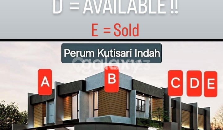 JUAL RUMAH BARU KUTISARI INDAH ADA 5 UNIT JUAL RUMAH BARU KUTISARI INDAH ADA 5 UNIT