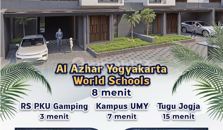Rumah 2 Lt Dalam Cluster Dekat Umy Di Sidoarum Godean Yogyakarta