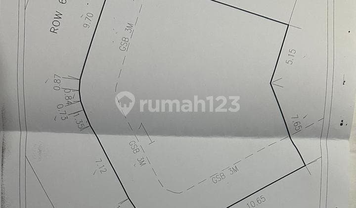 Tanah Hoek Kavling Di Griya Loka Bsd Luas T 288m