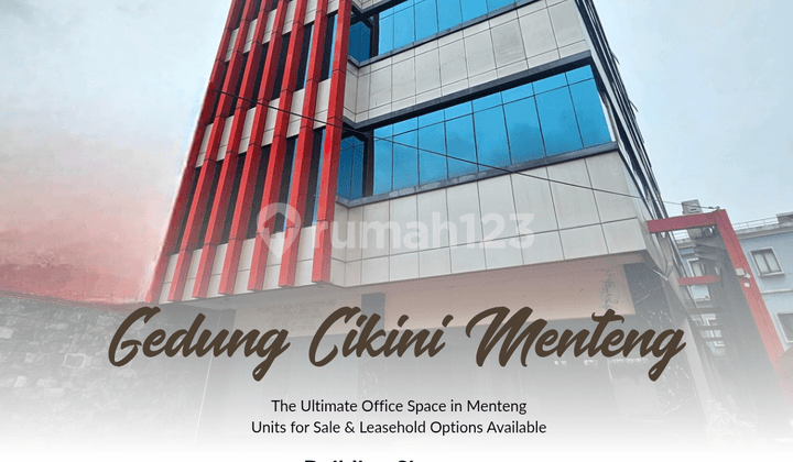 Dijual Gedung Commercial Cikini Raya, LB 1850M2, Parkir Luas, Siap Pakai