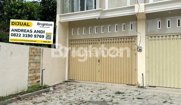 DIJUAL RUKO BARU 2 LANTAI, DAERAH RAMAI, PADAT PENDUDUK DAN PARKIR LUAS.