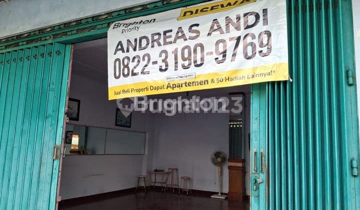 DISEWAKAN RUKO EX TOKO SILVER. LOKASI STRATEGIS. COCOK BUAT USAHA.