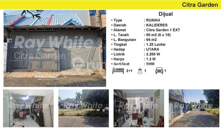 Siap Transaksi, Rumah di Citra Garden 1, Harga Nego, Depan Taman