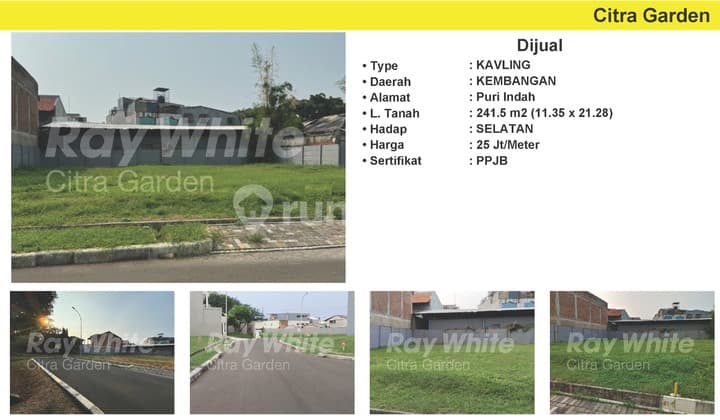 Turun Harga! Kavling Eksklusif Di Lokasi Prime Puri Indah Jakbar