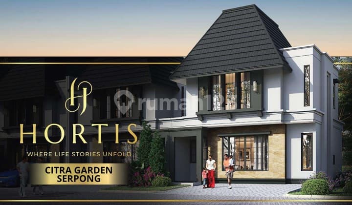 Rumah 2 Lantai Desain Prancis Di Citra Garden Serpong