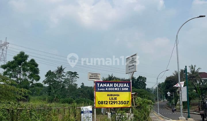 Sewa Cepat Lahan Tanah Pinggir Jalan Raya di Babakan Setu Tangerang Selatan
