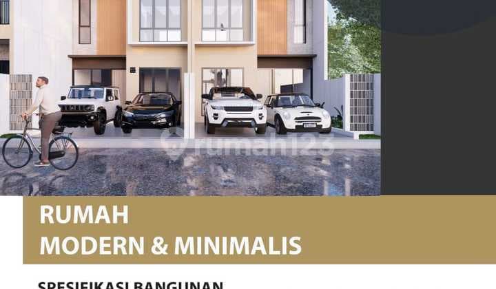 Rumah Modern Minimalis di Villa Melati Mas Serpong Tangerang Selatan 07/a-b