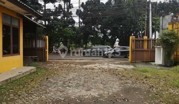 Tanah Langka Di Jalan Raya Bogor!”"pinggir Jalan Utama, Cocok Untuk Ruko, Showroom, Atau Investasi Masa Depan!"
