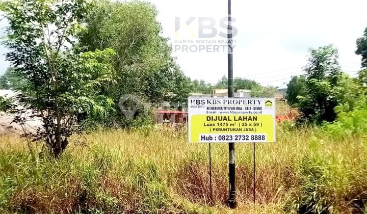 FOR SALE LAND AREA 1,475 m² – W. R. SUPRATMAN ST., KM.11 TANJUNGPINANG