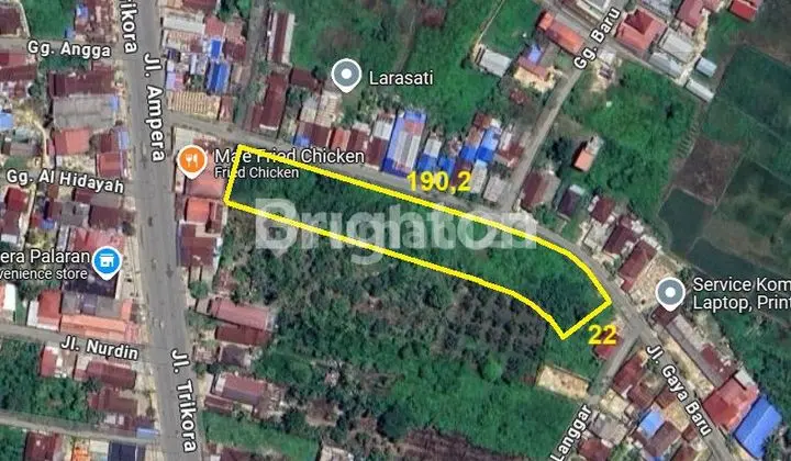 50 Meter dari Jalan Raya Ampera Trikora - Jalan Gaya Baru