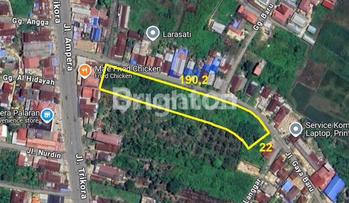 50 Meter dari Jalan Raya Ampera Trikora - Jalan Gaya Baru