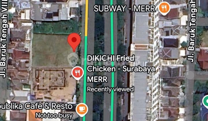 Tanah Komersial Premium Raya Merr Ir Soekarno