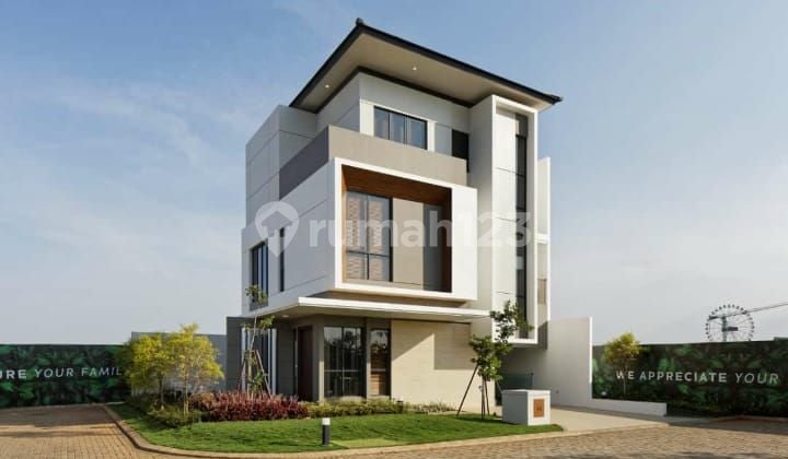Rumah Ready Asya Jakarta Garden City Cluster Mewah, Modern Minimalis Free Ppn