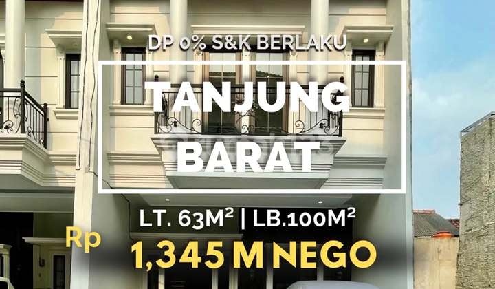 For Sale Rumah Baru Dekat Aeon Jakarta Selatan.