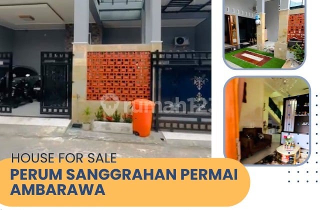 DIJUAL RUMAH 3 LT FURNISHED PERUM SANGGRAHAN PERMAI AMBARAWA